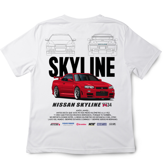 SKYLINE  GTR34 RED